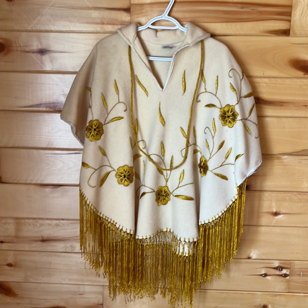 Vintage Lopez Wool Shawl